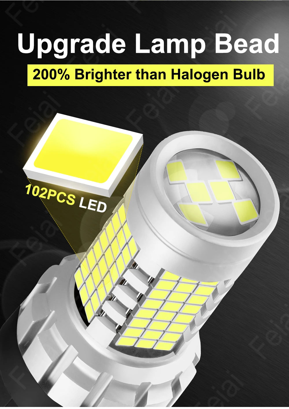 LED Reverse Light For Toyota Land Cruiser Prado 120 150 2002-2008 2009 2010 2011 2012 2013 2014 2015 2016-2021 Reversing Bulbs