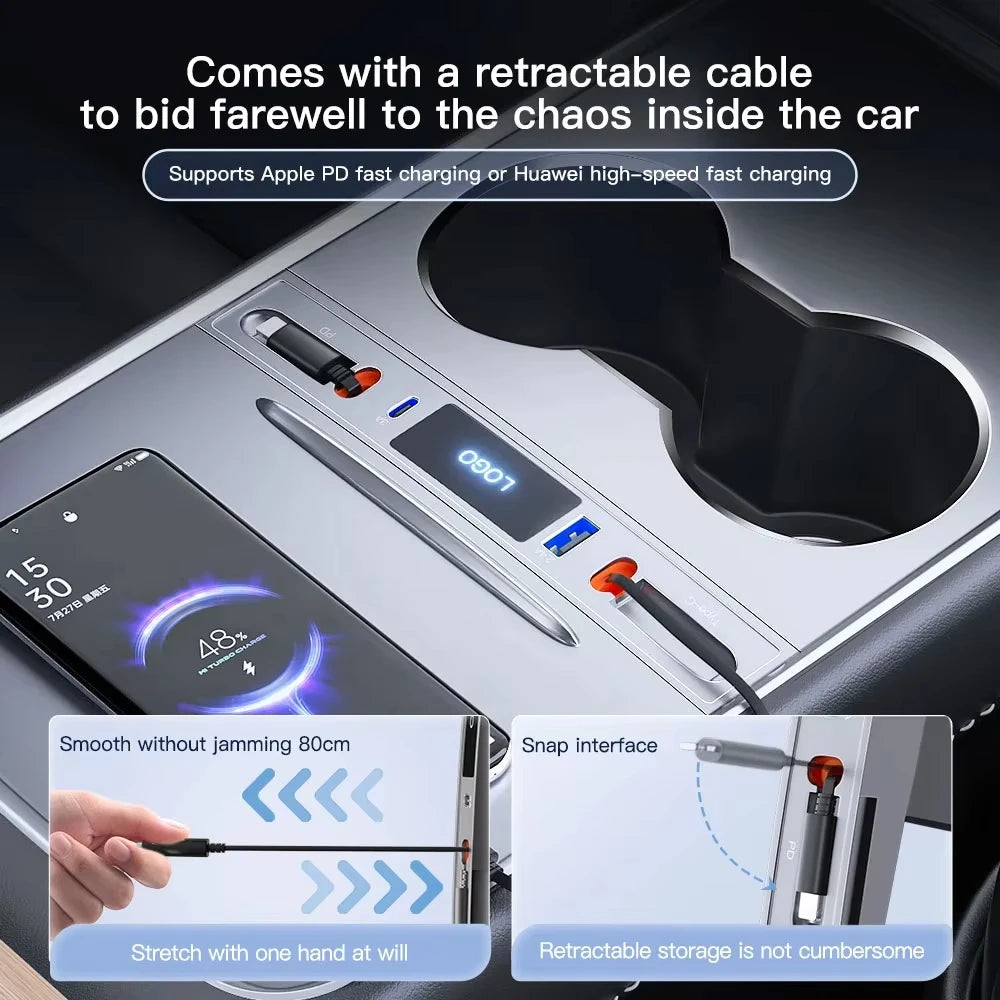 شاحن USB Hub لتسلا موديل 3 / موديل Y