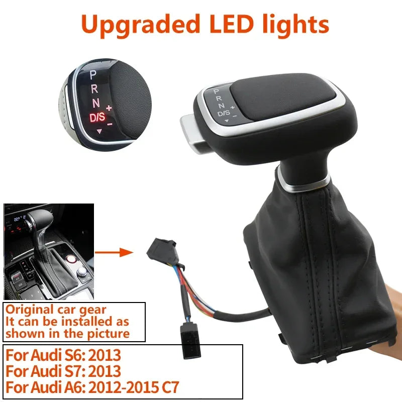 مقبض قير LED لأودي