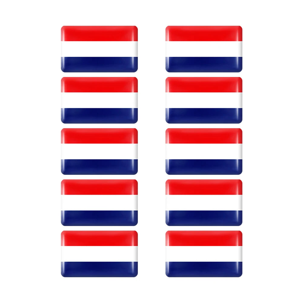 10pcs Epoxy UK United Kingdom Flag Sticker Car Interior Decoration Decal for Jaguar XE XF XJ Land Rover Range Rover Evoque Badge