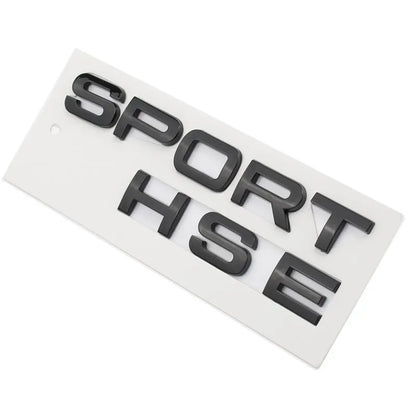3D ABS Logo Sport HSE Emblem Letters Car Trunk Badge For Land Rover Range Rover L320 Discovery Sport HSE Sticker Accessories
