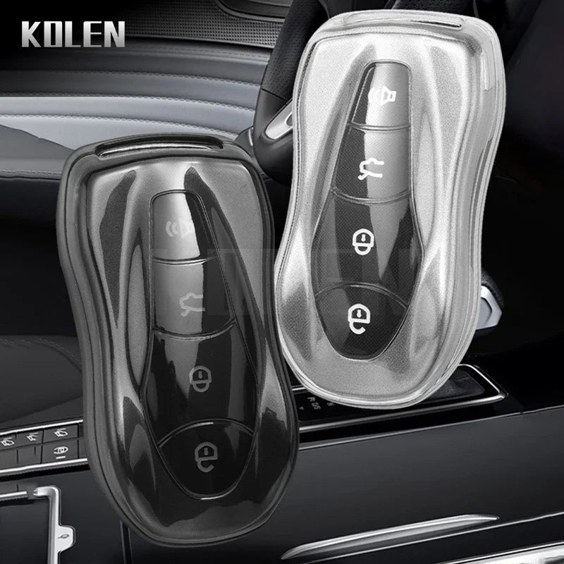 غطاء مفتاح TPU لـ Geely Tugella