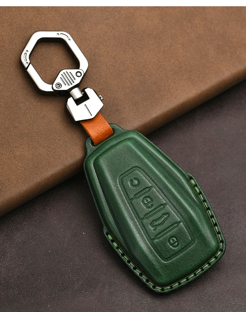 غطاء مفتاح جلدي لـ Geely Coolray