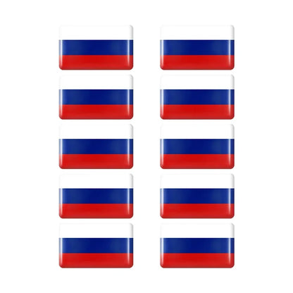 10pcs Epoxy UK United Kingdom Flag Sticker Car Interior Decoration Decal for Jaguar XE XF XJ Land Rover Range Rover Evoque Badge