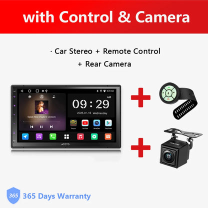 شاشة أندرويد 7 إنش للسيارة مع Apple CarPlay وAndroid Auto