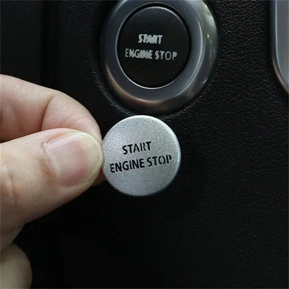 For Land Rover Discovery 4/Land Rover Range Rover 1pc Aluminum Alloy One-Key Start Button Cover Trim