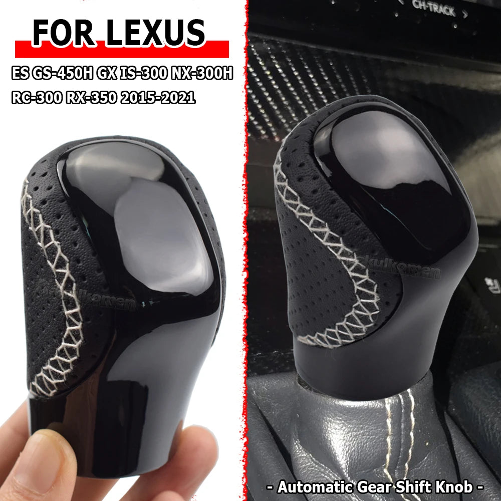 مقبض قير أوتوماتيك لليكزس ES / GS / GX / IS / NX / RC / RX – تصميم رياضي بخطوط ملونة