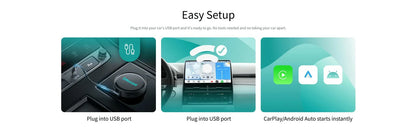 OttoAibox P3 Pro – محول CarPlay وAndroid Auto لاسلكي