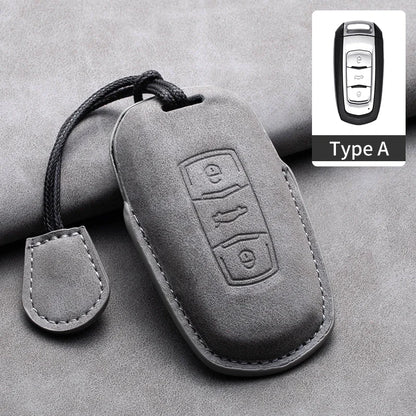 غطاء مفتاح جلدي لـ Geely Coolray