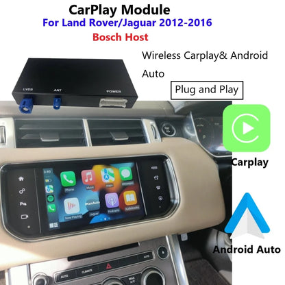 واجهة CarPlay وAndroid Auto للاند روفر / جاكوار