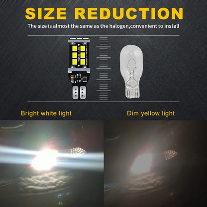 2x For Toyota Land Cruiser 200 2007-2015 For Toyota FJ Cruiser 2005-2018 LED Reverse Light Blub Lamp W16W T15 921 Canbus White