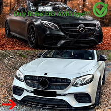 سبويلر أمامي لمرسيدس E-Class W213 E63 AMG (2016-2020) – فرونت ليب، سبلتر وديفيوزر أمامي أسود لامع