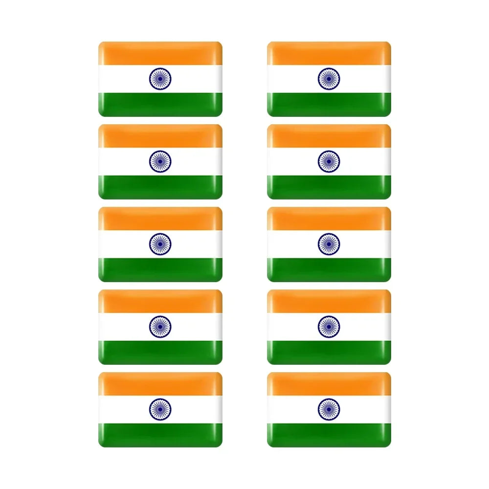 10pcs Epoxy UK United Kingdom Flag Sticker Car Interior Decoration Decal for Jaguar XE XF XJ Land Rover Range Rover Evoque Badge