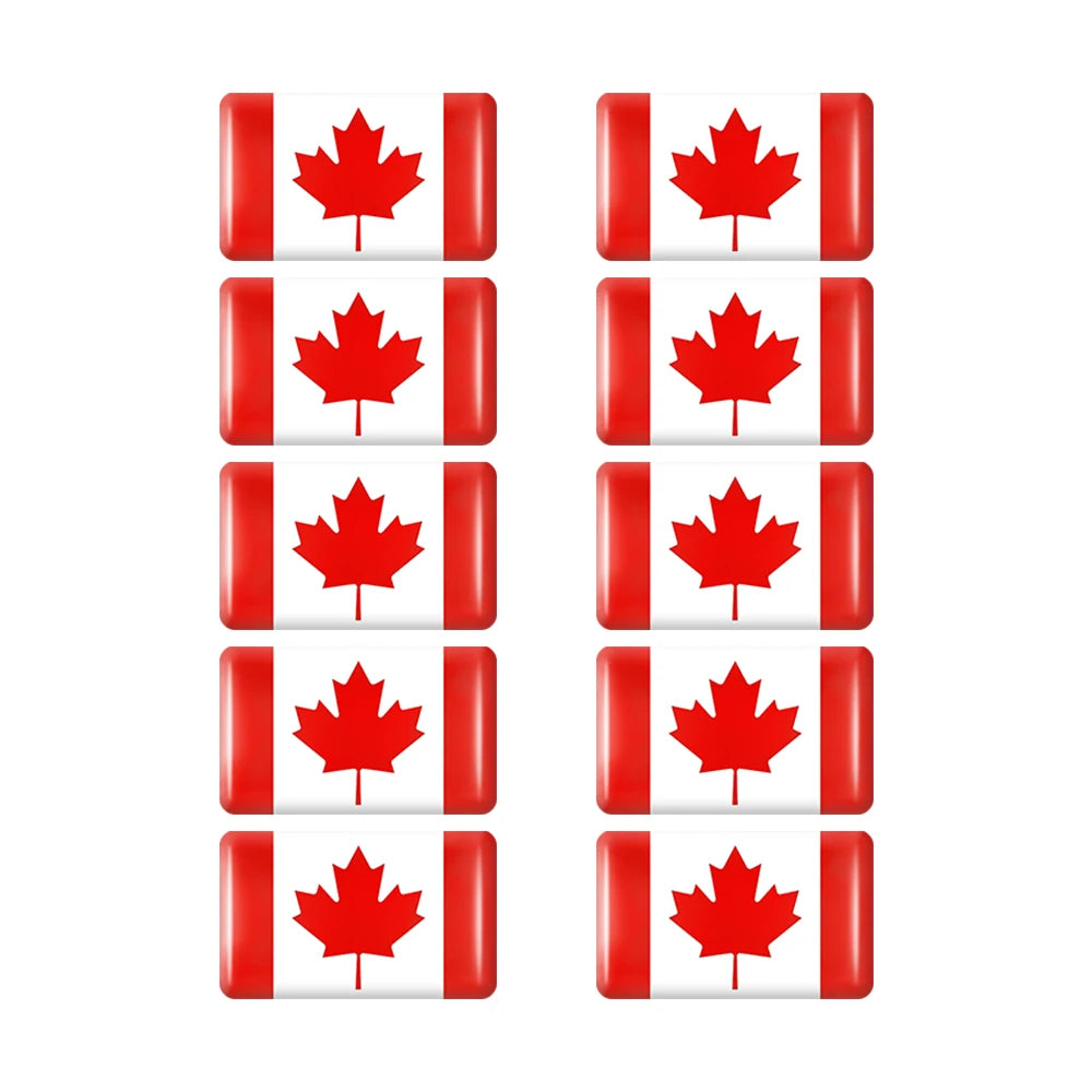 10pcs Epoxy UK United Kingdom Flag Sticker Car Interior Decoration Decal for Jaguar XE XF XJ Land Rover Range Rover Evoque Badge
