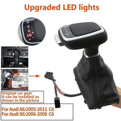 مقبض قير LED لأودي