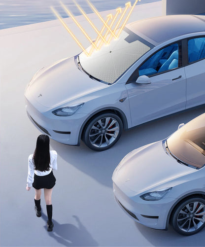 مظلة زجاج أمامي قابلة للطي لتسلا موديل Y Juniper