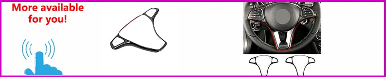 إطار ديكوري للمقود لمرسيدس بنز A / B / C / E / CLA / CLS / GLA / GLK (W176 / W246 / W204 / W207) – ABS