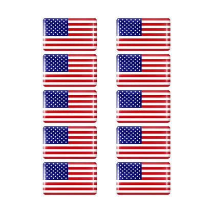 10pcs Epoxy UK United Kingdom Flag Sticker Car Interior Decoration Decal for Jaguar XE XF XJ Land Rover Range Rover Evoque Badge