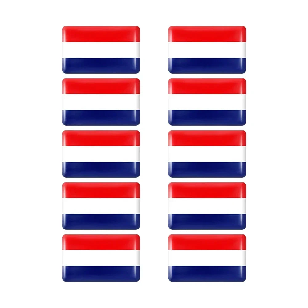 10pcs Epoxy UK United Kingdom Flag Sticker Car Interior Decoration Decal for Jaguar XE XF XJ Land Rover Range Rover Evoque Badge