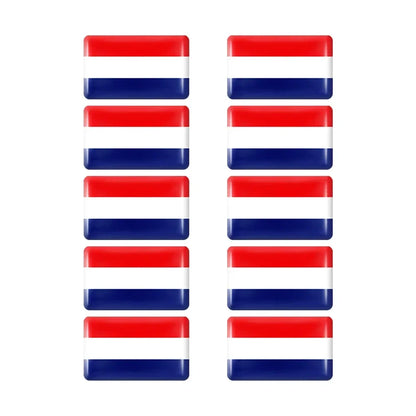 10pcs Epoxy UK United Kingdom Flag Sticker Car Interior Decoration Decal for Jaguar XE XF XJ Land Rover Range Rover Evoque Badge