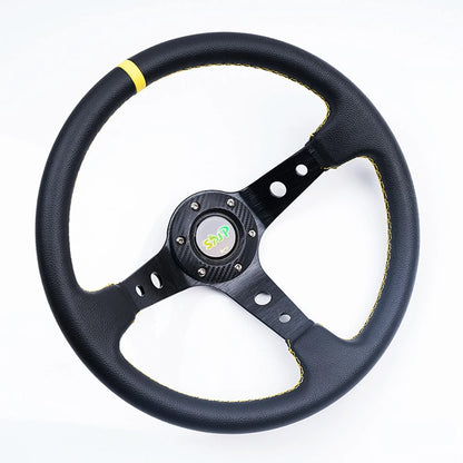 مقود رياضي عالمي 14 إنش (350 مم) شمواه أو PVC – Deep Dish للدرفت والسباقات