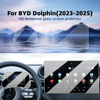 حماية زجاج الشاشة والعدادات لـ BYD Dolphin