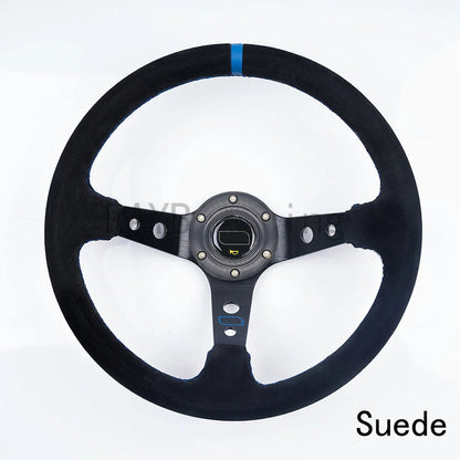 مقود رياضي عالمي 14 إنش (350 مم) شمواه أو PVC – Deep Dish للدرفت والسباقات