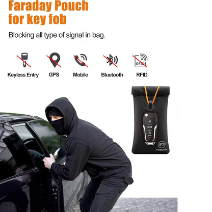 حافظة مفاتيح مانعة لالتقاط الإشارة (RFID)