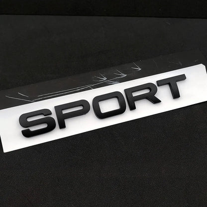 3D ABS Logo Sport HSE Emblem Letters Car Trunk Badge For Land Rover Range Rover L320 Discovery Sport HSE Sticker Accessories