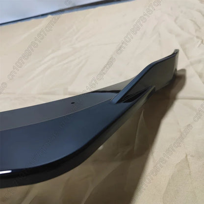 سبويلر أمامي لكيا ستينجر GT (2018-2023) – فرونت ليب، ديفيوزر أمامي وسبلتر ABS أسود لامع