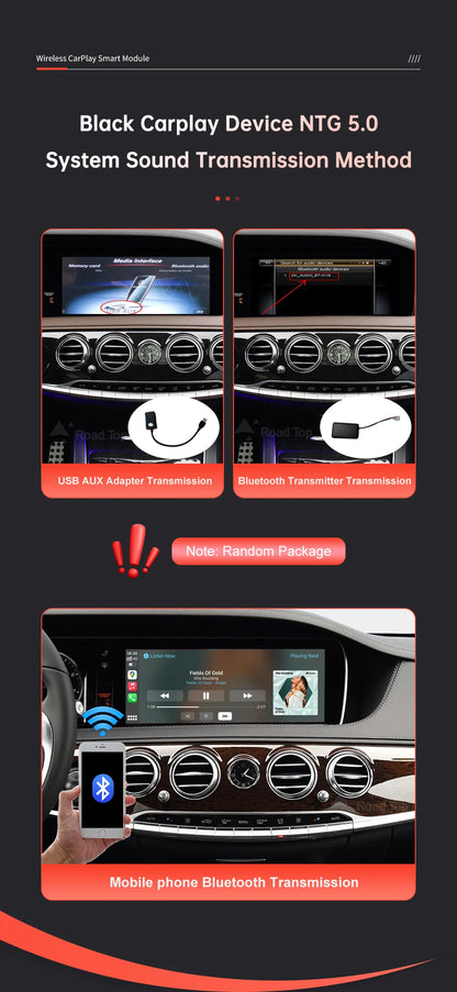 واجهة CarPlay لاسلكية لمرسيدس S-Class (W222)