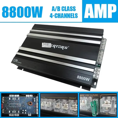 مضخم صوت 4 قنوات Class AB