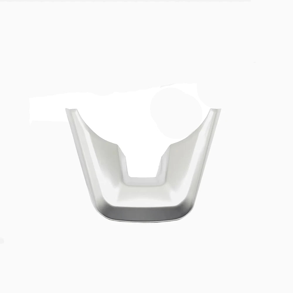 Car Steering Wheel Covers Trim Sticker For Toyota Land Cruiser 300 LC300 2021 2022 2023 Silver/Carbon Fiber Accessories