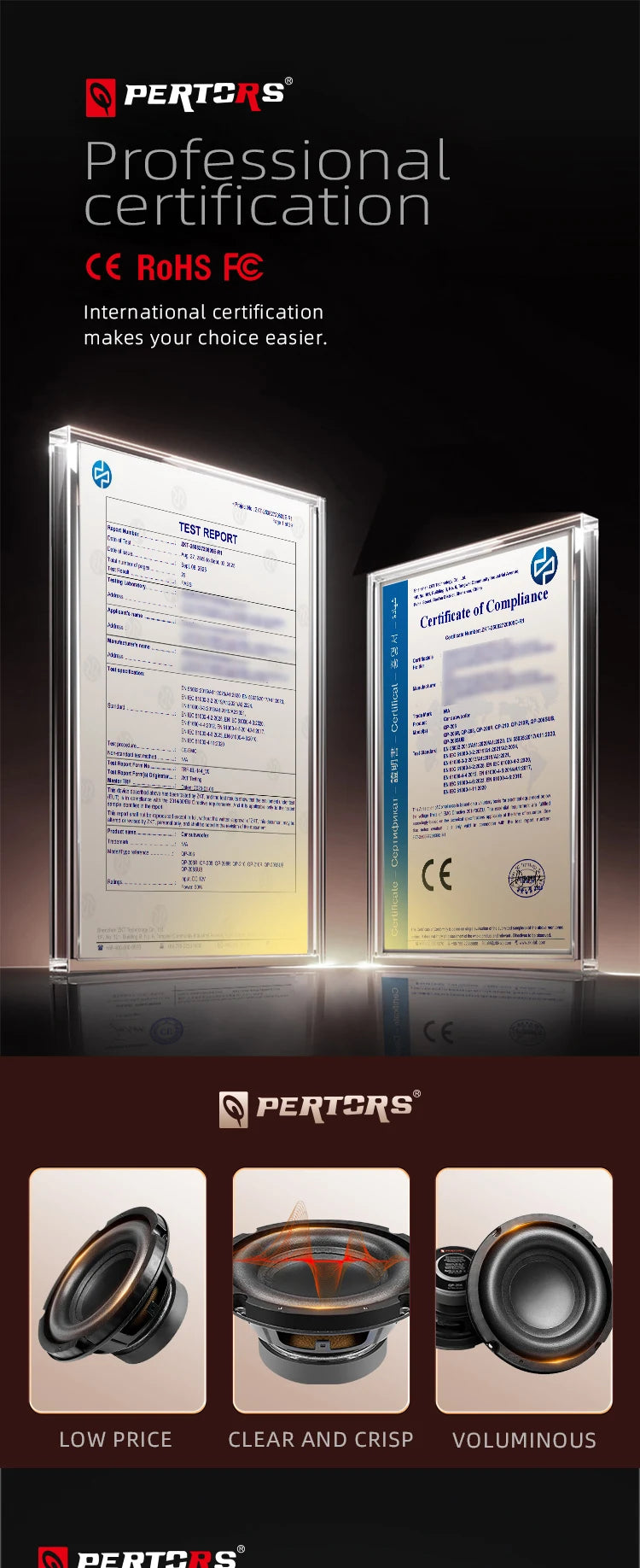 سماعات سيارات 6.5 / 8 إنش