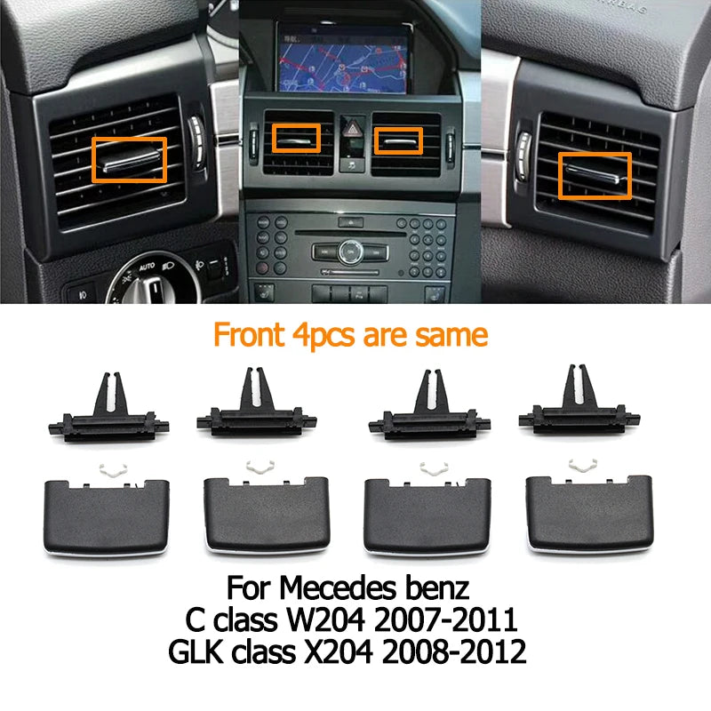 ألسنة فتحات المكيف الأمامية لمرسيدس C-Class / GLC / CLK