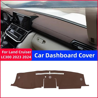 For Toyota Land Cruiser LC300 2023 2024 Front Windshield Shade Cushion Pad Carpets Platform Desk Cover Mats Car Dashboard Covers