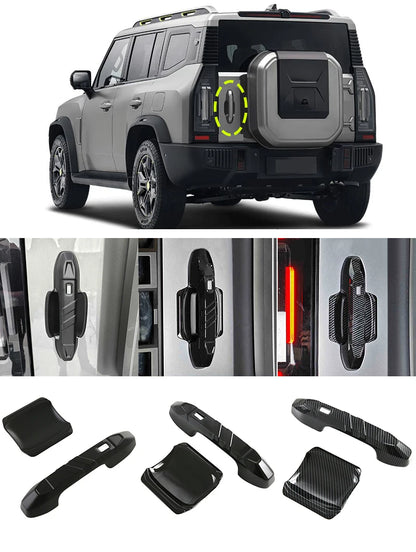 ديكور مقبض الباب الخلفي لجيب جيتور T2 / Jetour Traveller (2023-2025) – قطعتان