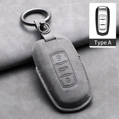 غطاء مفتاح جلدي لـ Geely Coolray