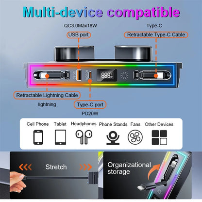 محطة شحن USB Hub لتسلا موديل 3 Highland