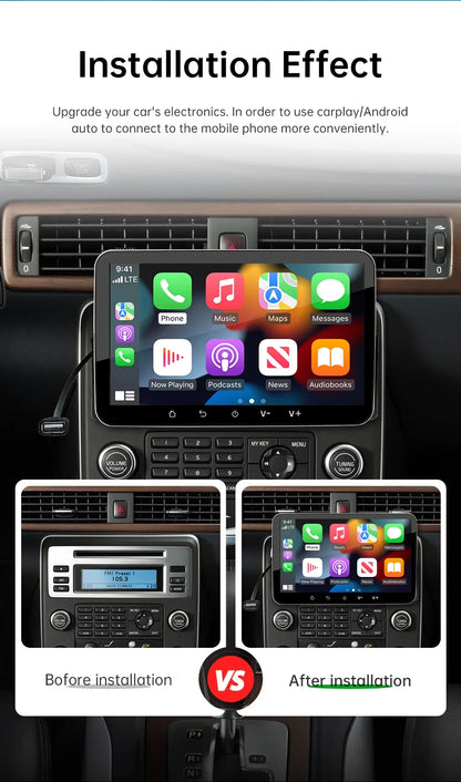 شاشة CarPlay سلكية 7 إنش للسيارة