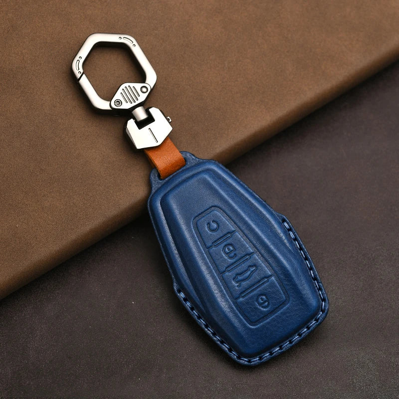 غطاء مفتاح جلدي لـ Geely Coolray