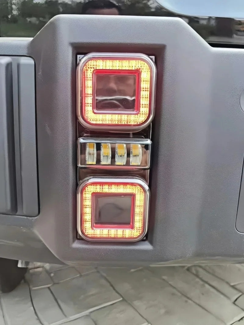 إضاءة ديكورية للصدام الأمامي والخلفي لجيب جيتور T2 (2023-2025) – كشافات ضباب وديكور خارجي