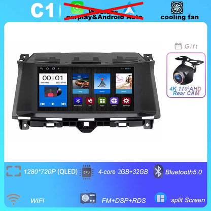 شاشة أندرويد 16 لهوندا أكورد 8 / Crosstour (2008-2012)