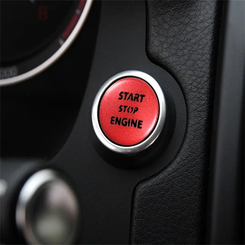 For Land Rover Discovery 4/Land Rover Range Rover 1pc Aluminum Alloy One-Key Start Button Cover Trim