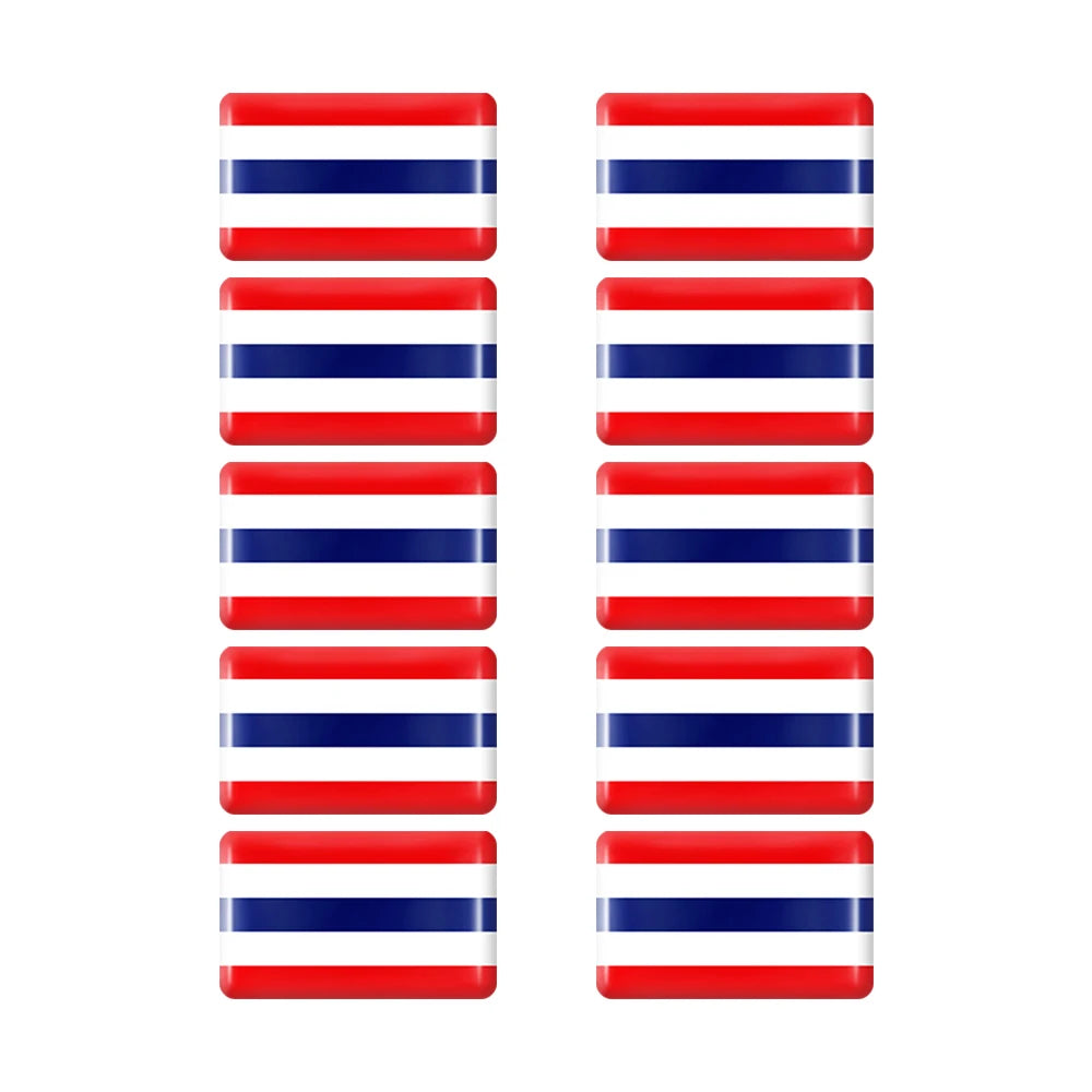 10pcs Epoxy UK United Kingdom Flag Sticker Car Interior Decoration Decal for Jaguar XE XF XJ Land Rover Range Rover Evoque Badge