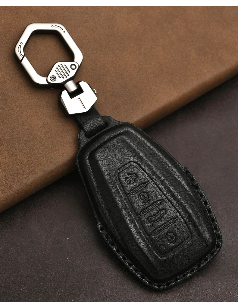 غطاء مفتاح جلدي لـ Geely Coolray