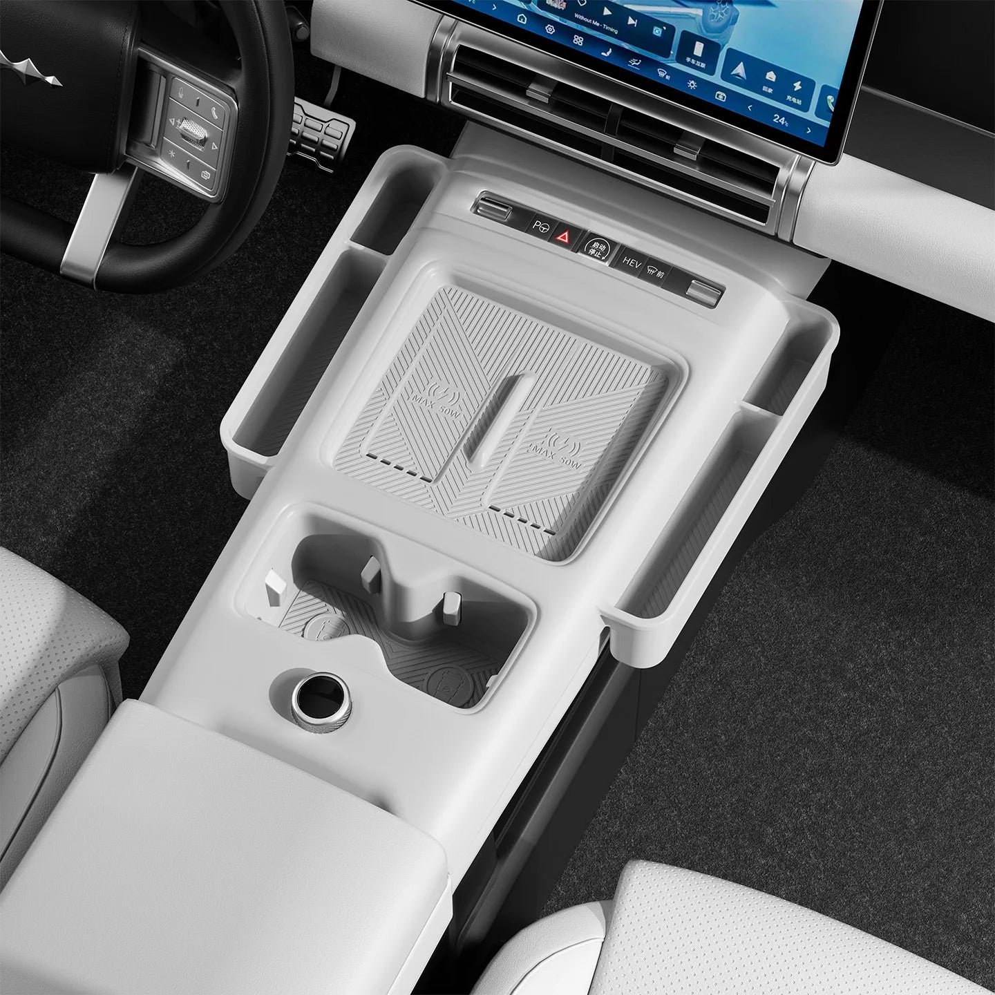 بطانات سيليكون لحاملات الأكواب لـ BYD Leopard 7