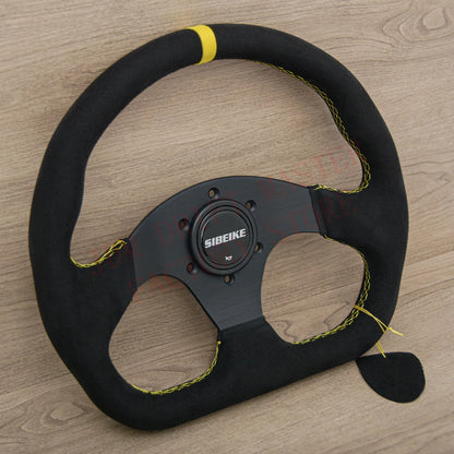 مقود رياضي SIBEIKE بتصميم D شمواه – 13 إنش (320 مم) JDM