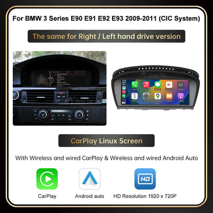 شاشة CarPlay لاسلكية 8.8 إنش لسيارات BMW