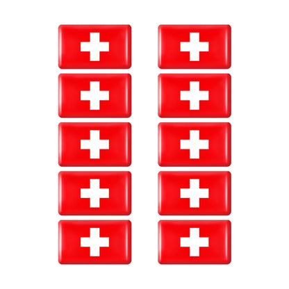 10pcs Epoxy UK United Kingdom Flag Sticker Car Interior Decoration Decal for Jaguar XE XF XJ Land Rover Range Rover Evoque Badge
